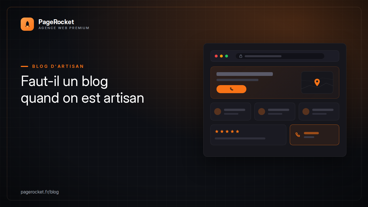Faut-il un blog quand on est artisan ?