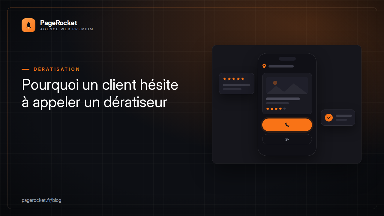 Pourquoi un particulier hésite avant d'appeler un dératiseur