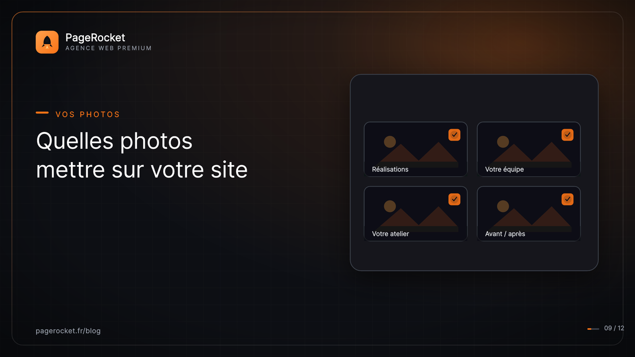 Quelles photos mettre sur votre site quand on est un pro de proximité