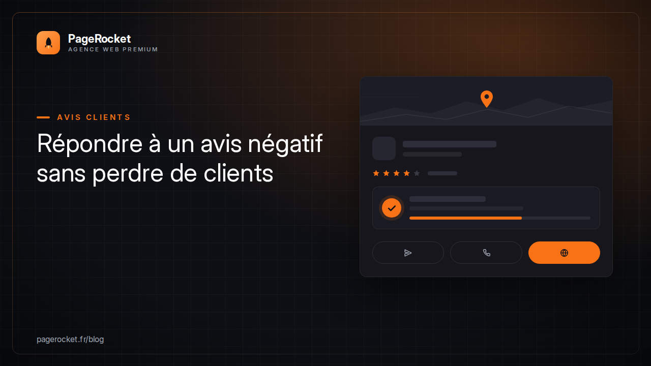 Répondre à un avis négatif sans perdre de clients